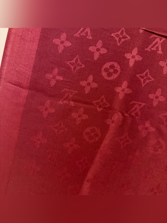 Accessories - Monogram Cashmere Silk Blend Shawl / Scarf